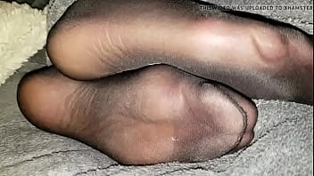 Preview 2 of Dominant Teens Fucking Men - Sexy nylon soles