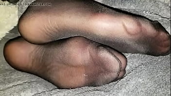 Preview 3 of Dominant Teens Fucking Men - Sexy nylon soles