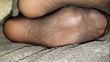 Preview 1 of Dominant Teens Fucking Men - Sexy nylon soles
