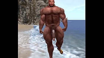 Preview 2 of Mom Son Yoga Love - big cam heyward looking fine as hell at the beach