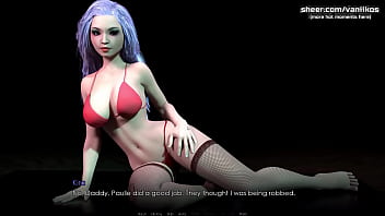 Preview 1 of Donke And Poja Xxx - Depraved Awakening | Naughty teen with big boobs blowjob for an older guy | My sexiest gameplay moments | Part #2
