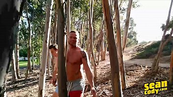 Preview 1 of The Neighbors - Hot Dude (Sean) Rides (Robbies) Hard Cock Raw - SeanCody