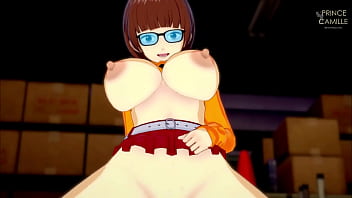 Preview 4 of Italian Stage - Velma Denkley solves a mystery with her tight pussy - Velma