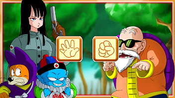 Preview 3 of Paki Driver Sex With Malkin - BULMA ANDROIDE 18 y MAI cogen RICO con el MAESTRO ROSHI - KAME PARADISE 1