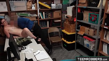 Preview 3 of Rema Khan Sex - Mall Officer Manipulating y. Thief to get Naked Kat Monroe - Teenrobbers.com