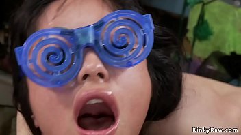 Preview 3 of Xxxxx Hind Sex - Busty slave is anal fucked in public