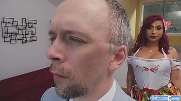 Preview 1 of Reagan Fox Slutty Milf - Latina tranny Demi D. Best anal fucked