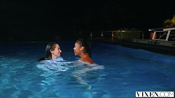 Preview 2 of Young Amateur Porn - VIXEN Spoiled rich girls have threesome at spa