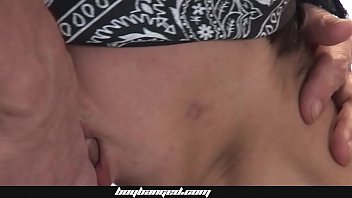 Preview 2 of Tied Girls Up - Boy Banged - Cute Boy Gets Bareback Fucked And Used By Two Older Daddies