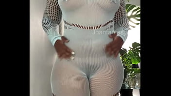 Preview 1 of Zorra Publica Paola Belmonte7 - Joanfantasy creamy pussy play in light blue lingerie