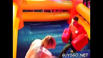 Preview 3 of Flexy Teen Yerk3 - Homosexual sex party raining with cum