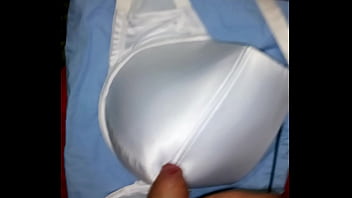 Preview 2 of Sixy Com Vidios - cum satin bra