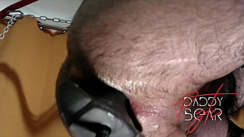 Preview 2 of Indian Undress Force Sex - Bear Ryte takes on the Fuck Machine with XXL Egg Plug