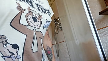 Preview 1 of Free Csak Ugy - Chantal is really hot during her shower