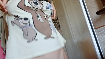Preview 4 of Free Csak Ugy - Chantal is really hot during her shower