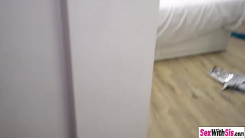 Preview 2 of Wwwindean Sextagg Pw - Teen stepsister caught masturbating sucks stepbrothers rod