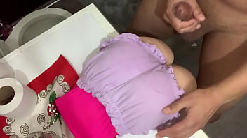 Preview 1 of Brinjar In Bur Xxxxx Video - Silicone Fake Ass with Shorts and Pink Panties