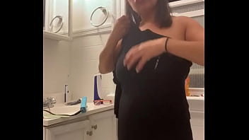 Preview 1 of Kali Model Pleasure - Anna Maria mature Latina getting ready for a night out
