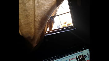 Preview 1 of Www Xxx Lokul Video - Mi suegra me ve por la ventana cuando me masturbo y me vengo