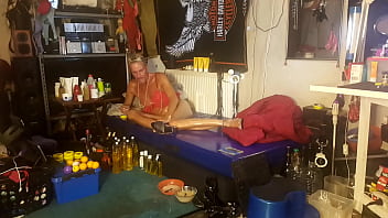 Preview 3 of Seachcump Dump - Poulsen Pervers Playing With My Big Cock And Wet Slut-Hole,  Covered In Oil And Sperm...