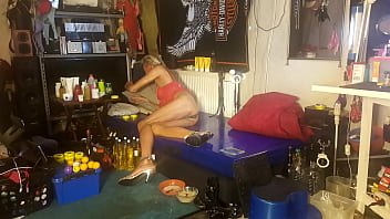 Preview 1 of Seachcump Dump - Poulsen Pervers Playing With My Big Cock And Wet Slut-Hole,  Covered In Oil And Sperm...