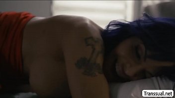 Preview 3 of Asian Mom Sun Sex Xxx - TS Foxxy gets fucks by her Stepsisters bf
