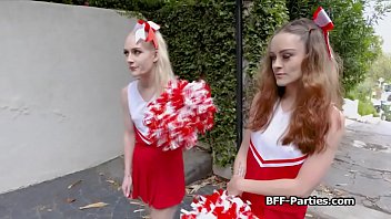 Preview 1 of Pasht Porn Sex Video - Fucking three slutty cheerleaders at once