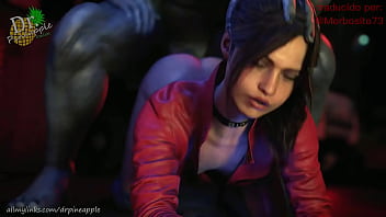 Preview 4 of Xnxx Vilipino - Jill Valentine vs MR X SUB SPANISH