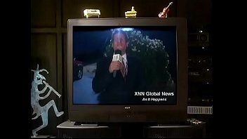 Preview 1 of Brazrs Mom - Young salacious swarthy sexploitress Jennifer Luv famous newscaster during special news bulletin