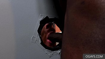 Preview 2 of Fat Olddad Gangbang - BBC drills through glory hole - Bennett Anthony,  Aaron Trainer