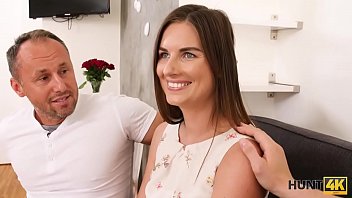 Preview 2 of Sex Videos Usa - HUNT4K. Nice lassie is happy to get dick of her ex-boyfriend in all holes in turns