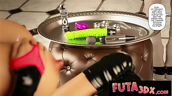 Preview 2 of Lebanon Nikol Balan - Futa3DX - BIG TITTIED Blonde Gets Her Sensitive Pussy Fucked By Her MISTRESS - COMIC