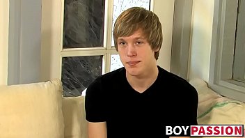Preview 2 of Image Of Sunny Lione - Interviewed young man Corey Jakobs masturbates and cum