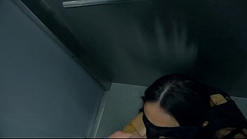 Preview 3 of Juggs Gris - PUBLIC SEX IN THE ELEVATOR ! SUCKED COCK,  FUCKED AND SWALLOWED CUM!