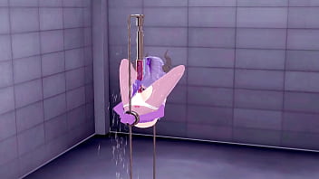 Preview 2 of Chuty Buchi Chudiey - 【3D/2D模型展示】细节控！是超绝可爱的小紫女仆！亿点小小的 Poppy 女仆踩点震撼