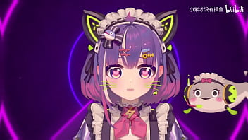 Preview 1 of Chuty Buchi Chudiey - 【3D/2D模型展示】细节控！是超绝可爱的小紫女仆！亿点小小的 Poppy 女仆踩点震撼