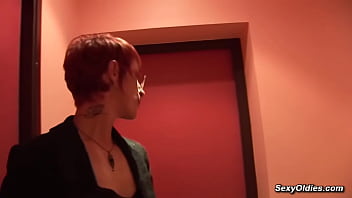 Preview 2 of Bihu Songs - Redhead French mature fucked at work