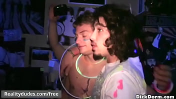 Preview 3 of April Hunter Vs - Gay Party Goes Well With Boys Sucking Fucking Each Other - Reality Dudes