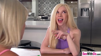 Preview 2 of Surprise Box - Teens blonde friend is obsessed with her stepbros cock