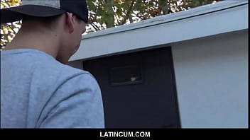 Preview 2 of Crotch Less - Cute Virgin Blonde Teen Latino Boy Jake Cash For Sex POV