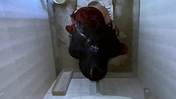Preview 3 of Desi Bur Chodai Film - Indian bhabhi pissing in toilet with hindi dirty talking