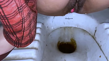 Preview 4 of Desi Bur Chodai Film - Indian bhabhi pissing in toilet with hindi dirty talking