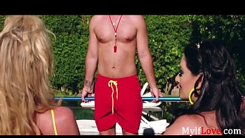 Preview 1 of Nadia Ali Nude Mujra - Sexier Things With Poolside MILFS- Rachael Cavalli,  Sheena Ryder