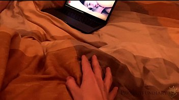 Preview 1 of Play Wiht Friend Gel - watching porn and have sloppy sex - projectfundiary