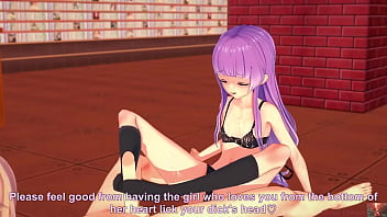 Preview 2 of Oil Presar - Purple Haired Girl Reinvents Footjobs And Gets Covered All Over