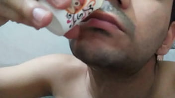 Preview 3 of Love Gra - Desi Boy 26 drinking own piss
