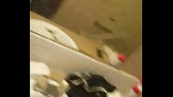 Preview 2 of Mom Peeping Dick - Nasty white whore punished by BBC T-World after she begs for dope and dick