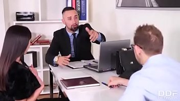 Preview 2 of Serpente Edita In - Alyssia Kent gets double penetrated during business meeting