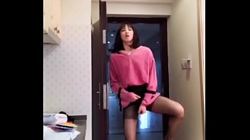 Preview 4 of Pono Zoo - Asian Ladyboy masturbating her dick flashing it to a woman,  and cum
