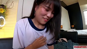 Preview 1 of Candid Masage - ツルピタおまんこ瞳の大きな可愛いぴちぴち18歳が体操服で2回以上のイキ祭り。ちびっこ体型貧乳ちっぱいさんのパイパンブルマに騎乗位で中出し。 ごっこ アヘ顔、アクメが止まらない。フェラ　デンマ　ver まお 2 osakaporn